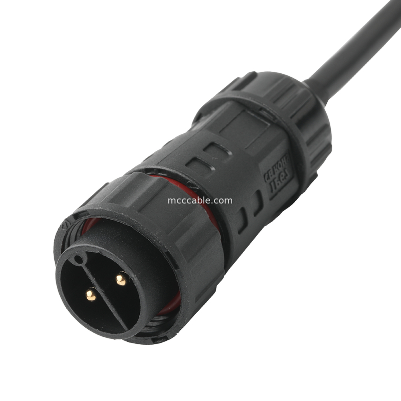 ROHS Kabel Waterproof Connector M20 Pria Untuk JST PHR-6 Wire UL2464 24AWGX5C OEM / ODM