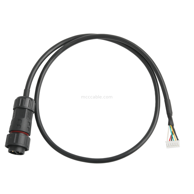 ROHS Kabel Waterproof Connector M20 Pria Untuk JST PHR-6 Wire UL2464 24AWGX5C OEM / ODM