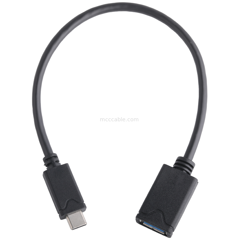 Konektor Adaptor Rohs USB Adaptor Kabel Tipe C Pria USB - Tipe A Wanita OEM / ODM Sesuai
