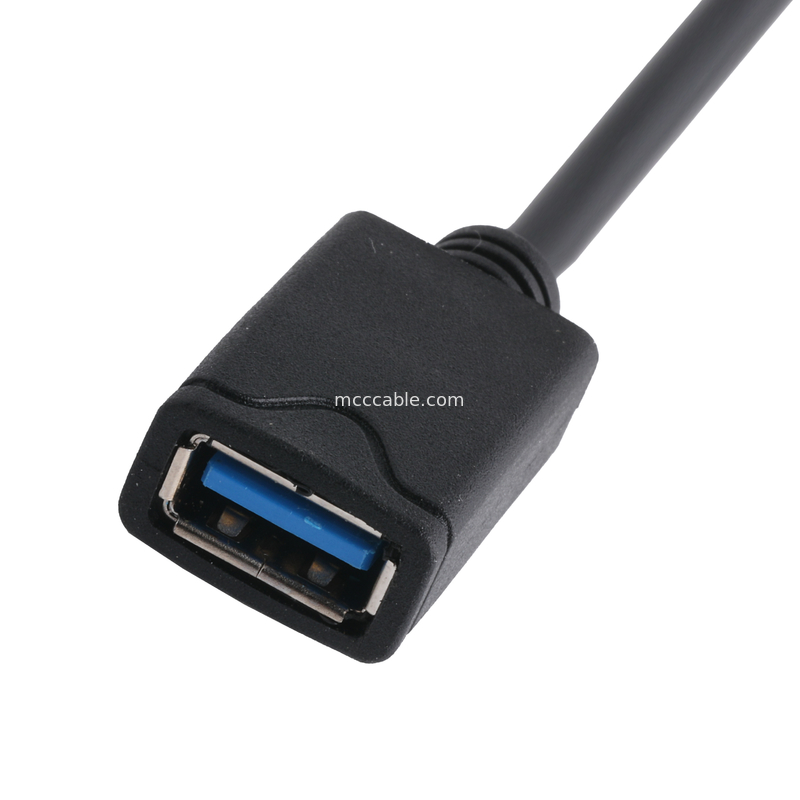 Konektor Adaptor Rohs USB Adaptor Kabel Tipe C Pria USB - Tipe A Wanita OEM / ODM Sesuai