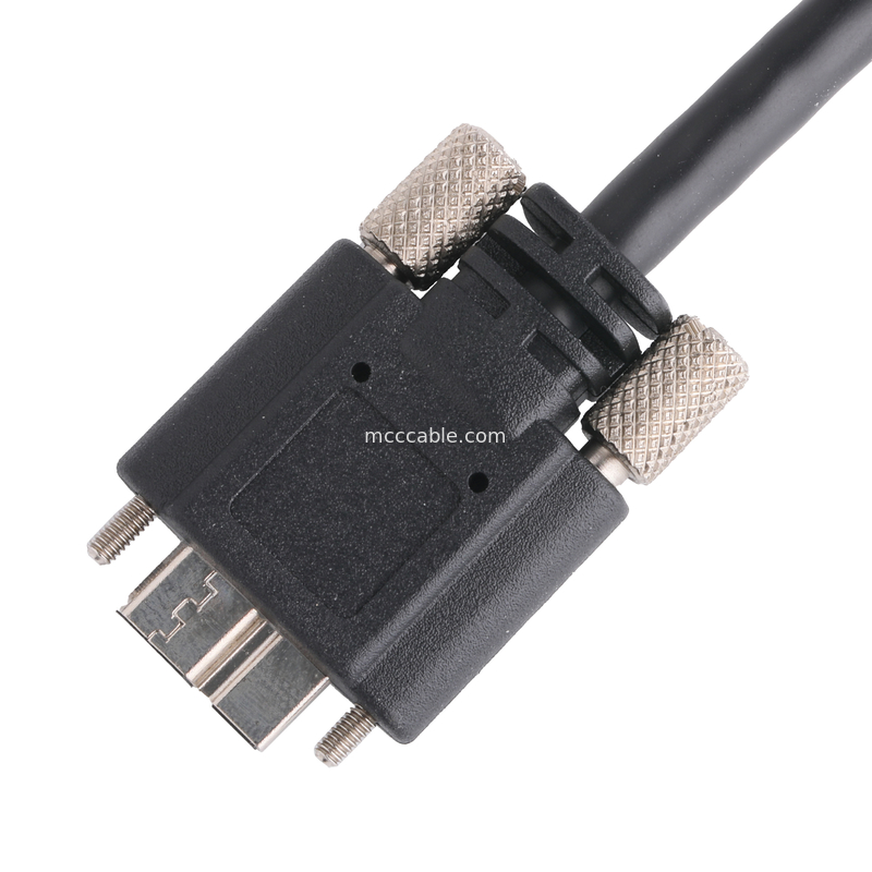 Hitam Warna 5gbps Usb 3.0 Ke Usb Micro B Panjang Kabel Pengisian Daya Sesuai Rohs