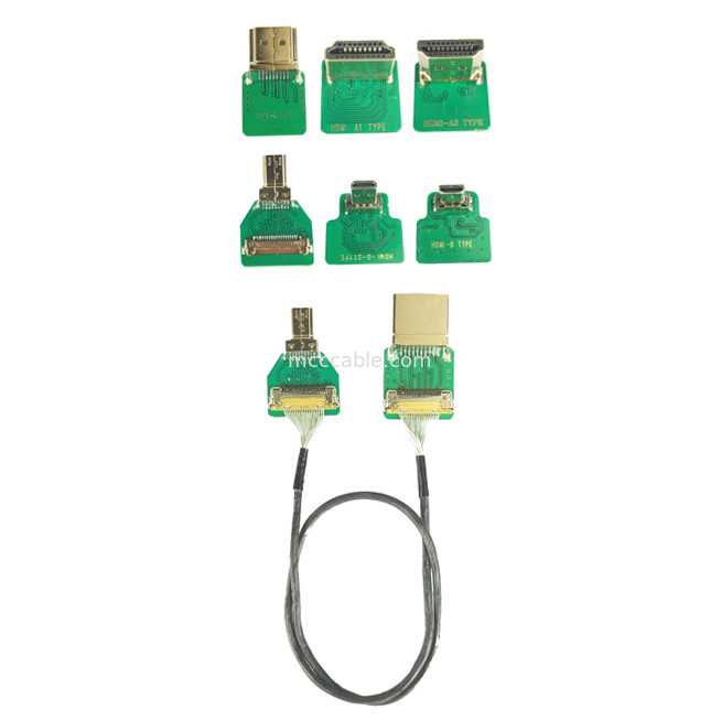 Adaptor Konektor 20525-020E-02 Untuk Jenis Adaptor Kabel Hdmi Hdmi Straight Head Hdmi-A pitch 0.4mm