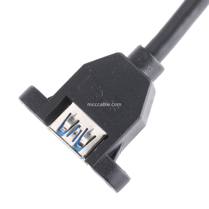 USB 3.0 Front Panel Motherboard 19/20 Pin Kabel Ke USB Female Splitter Adapter Ekstensi Konektor