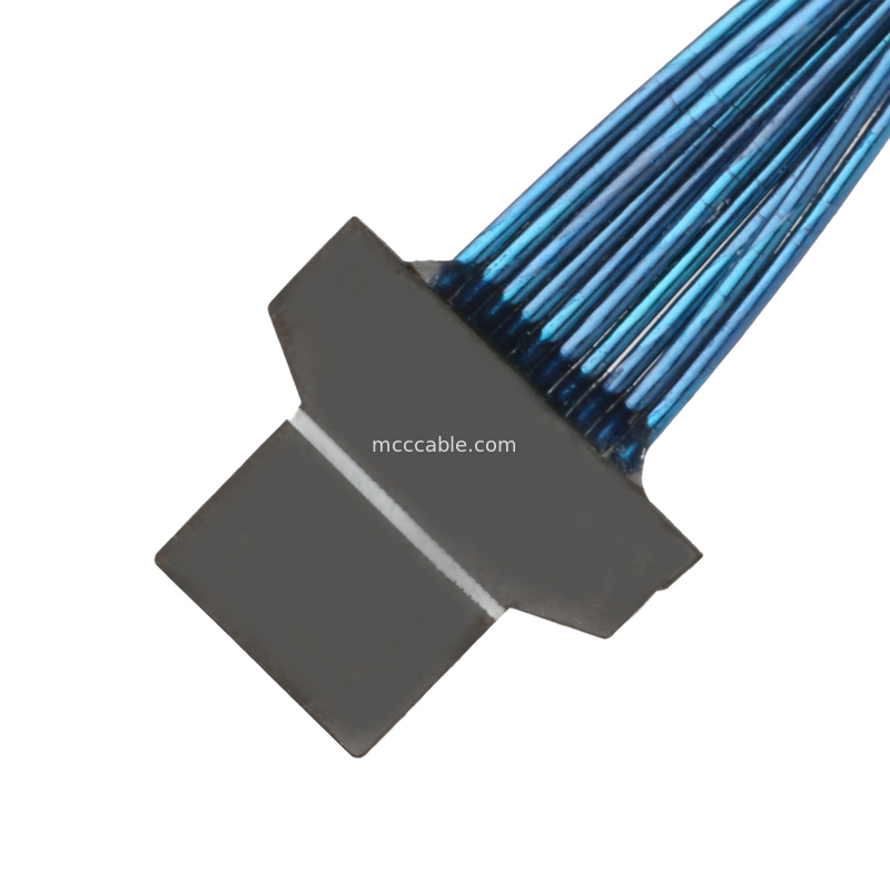FPC-010T-01 FFC FPC Kabel yang Cocok dengan Papan Konektor  MINIFLEX® 5-BFN II 20542-010E-01Weld Side Up OEM / ODM