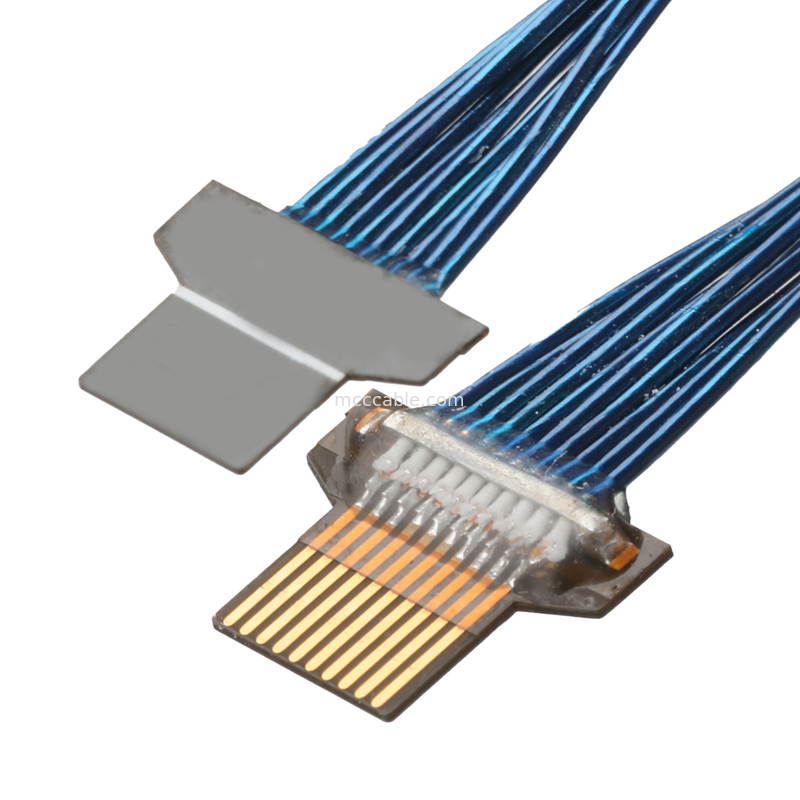 FPC-010T-01 FFC FPC Kabel yang Cocok dengan Papan Konektor  MINIFLEX® 5-BFN II 20542-010E-01Weld Side Up OEM / ODM