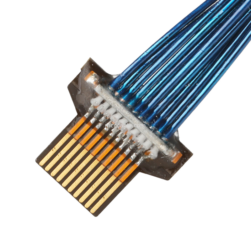 FPC-010T-01 FFC FPC Kabel yang Cocok dengan Papan Konektor  MINIFLEX® 5-BFN II 20542-010E-01Weld Side Up OEM / ODM
