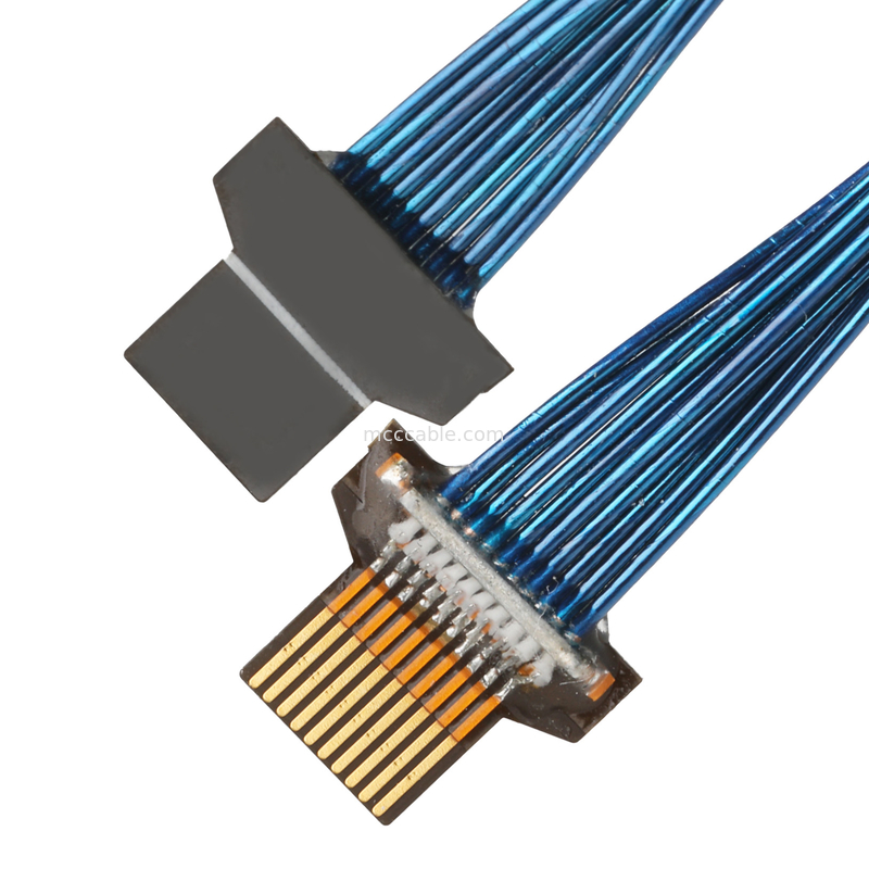 FPC-010T-01 FFC FPC Kabel yang Cocok dengan Papan Konektor  MINIFLEX® 5-BFN II 20542-010E-01Weld Side Up OEM / ODM