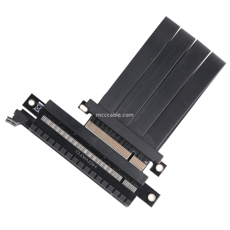 PCB Kabel koaksial sangat halus Kabel ekstensi kartu grafis PCIE untuk mesin pertambangan