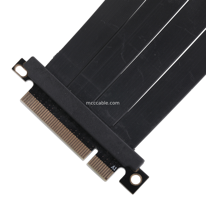 PCB Kabel koaksial sangat halus Kabel ekstensi kartu grafis PCIE untuk mesin pertambangan