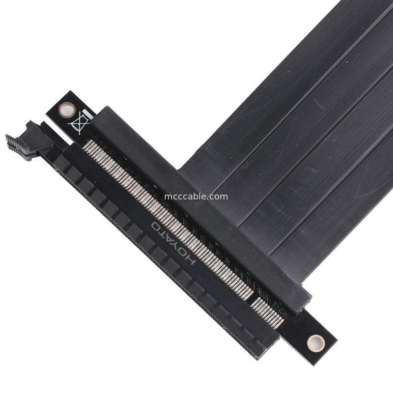 PCB Kabel koaksial sangat halus Kabel ekstensi kartu grafis PCIE untuk mesin pertambangan