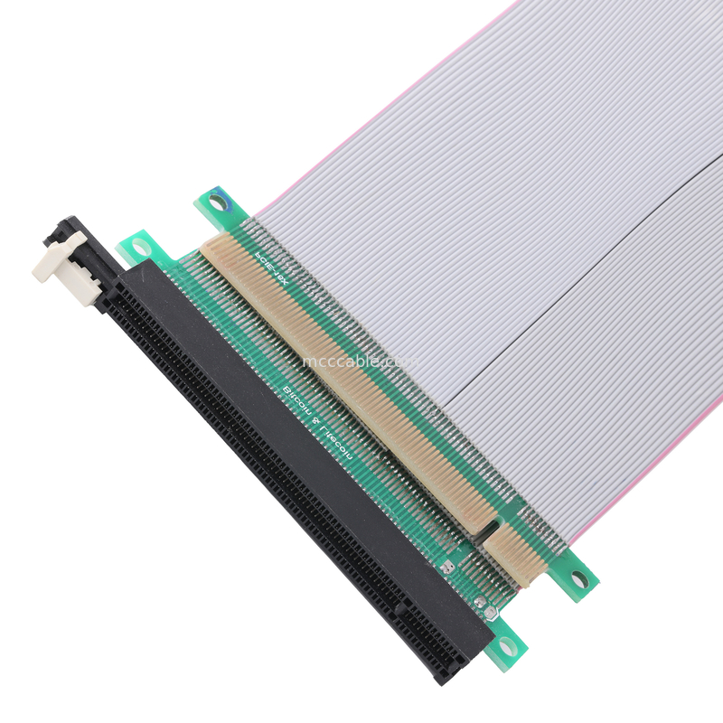 PCB Kabel koaksial sangat halus Kabel ekstensi kartu grafis PCIE untuk mesin pertambangan