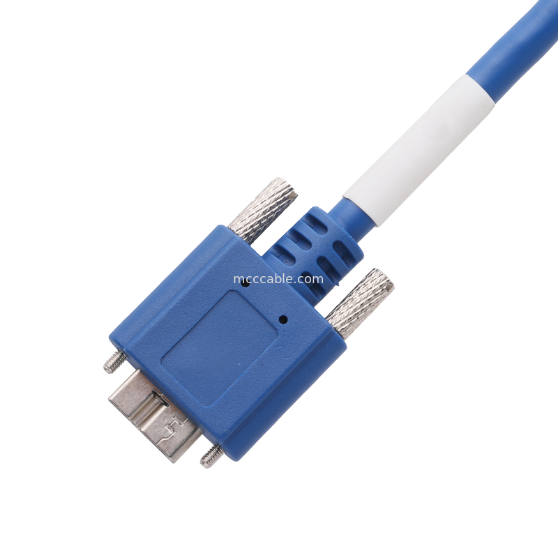 5gbps Micro B To Usb 3.0 Panjang Kabel Sesuaikan Warna Biru ROHS