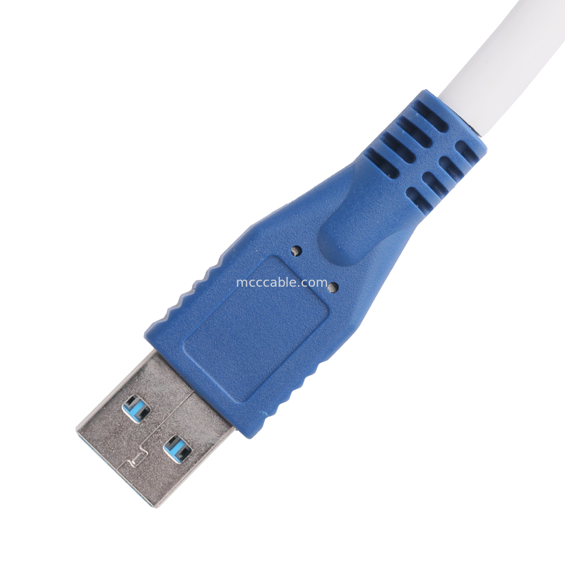 5gbps Micro B To Usb 3.0 Panjang Kabel Sesuaikan Warna Biru ROHS