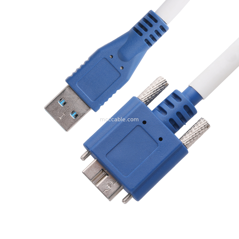 5gbps Micro B To Usb 3.0 Panjang Kabel Sesuaikan Warna Biru ROHS