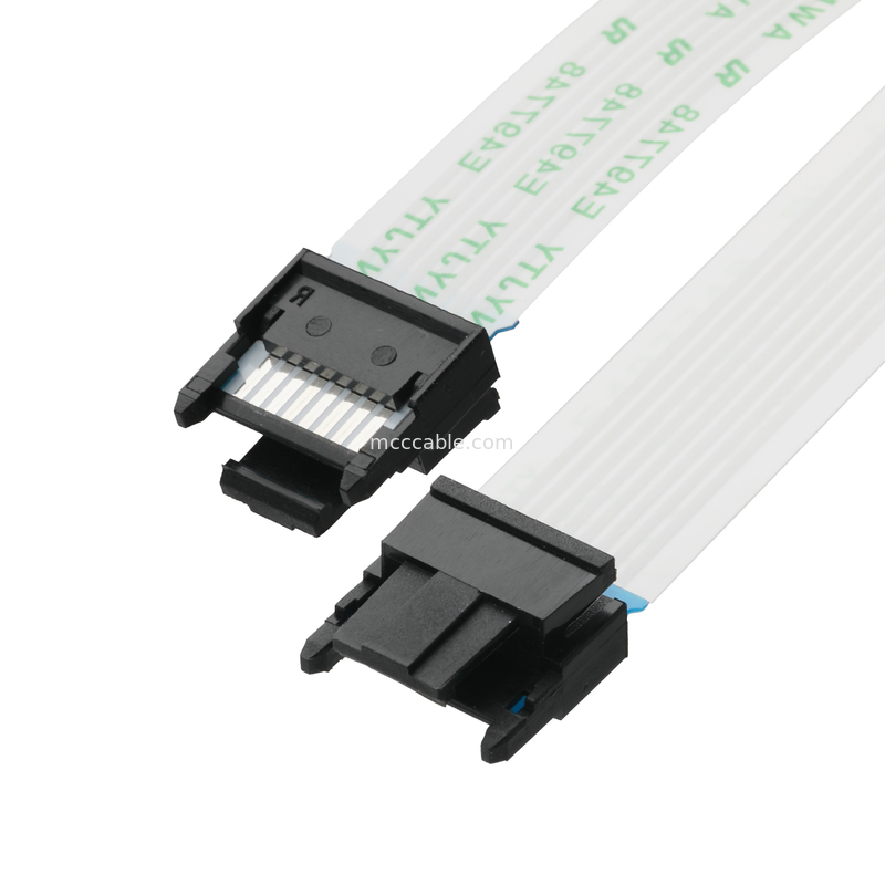 FFC/FPC IS100-L08T-C46-C Hitam ke HS100-L08N-N62 Hitam Kabel Ekstensi FFC LED