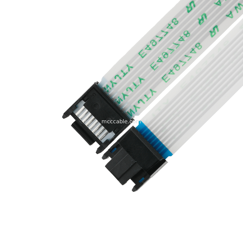 FFC/FPC IS100-L08T-C46-C Hitam ke HS100-L08N-N62 Hitam Kabel Ekstensi FFC LED