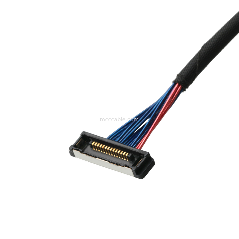Kabel Koaksial Mikro 20380 Konektor 20380-R14T-06 0.4mm Pitch 14P konektor