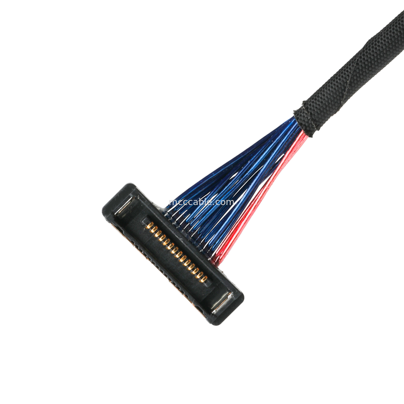 Kabel Koaksial Mikro 20380 Konektor 20380-R14T-06 0.4mm Pitch 14P konektor
