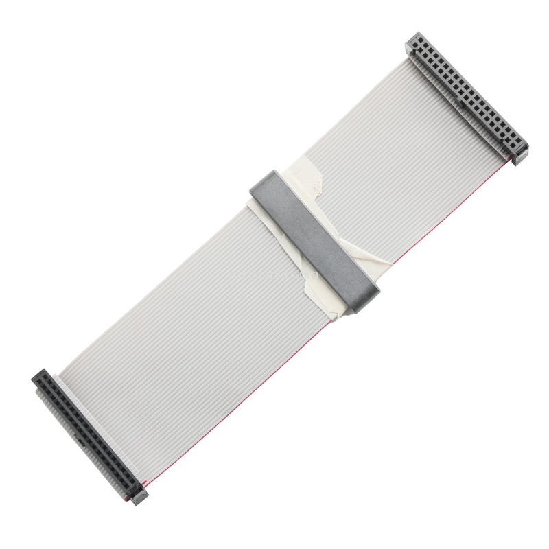IDC FC-2*20P 40Pin pitch 2.54mm Hitam PBT+G/F UL2651 28AWG Idc Flat Ribbon Cable 1.27mm Pitch OEM/ODM
