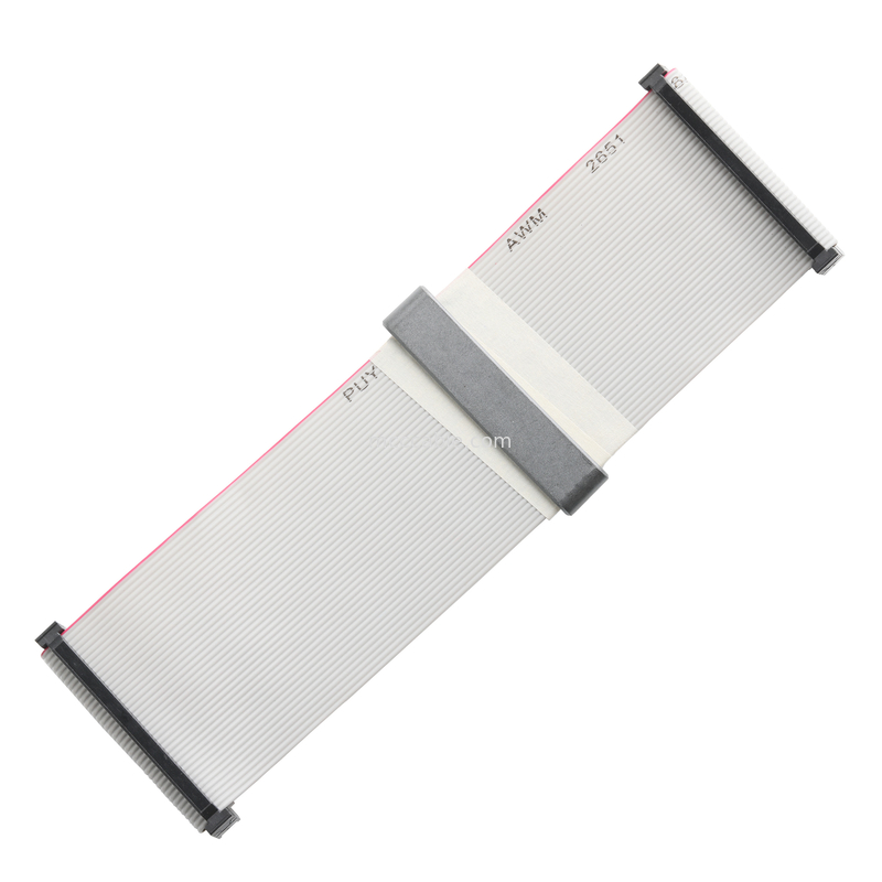IDC FC-2*20P 40Pin pitch 2.54mm Hitam PBT+G/F UL2651 28AWG Idc Flat Ribbon Cable 1.27mm Pitch OEM/ODM