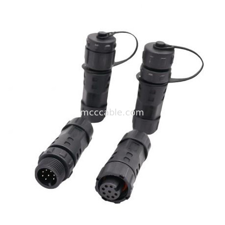 5 pin 78mini Female Circular Connector Fix Screw FKM Seal Ring dapat dipasang