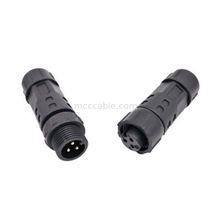 5 pin 78mini Female Circular Connector Fix Screw FKM Seal Ring dapat dipasang