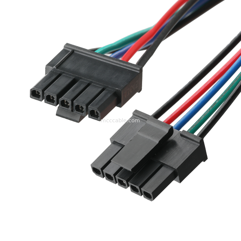 HSG 43645-0500 MX3.0-3P ke PH-6P konektor perakitan kabel lvds OEM/ODM