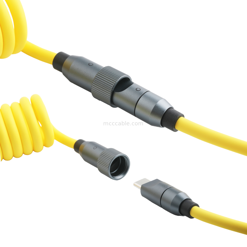 Micro Coaxial USB 4.0 thunderbolt 4 kabel Dengan 240W pengisian dan petir-cepat 40Gbps transfer data