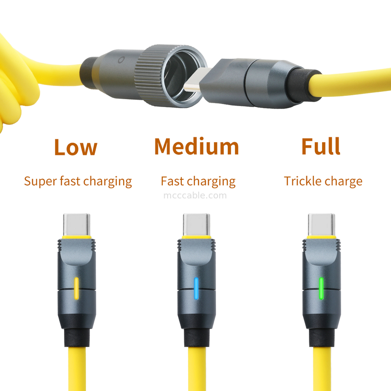 Micro Coaxial USB 4.0 thunderbolt 4 kabel Dengan 240W pengisian dan petir-cepat 40Gbps transfer data