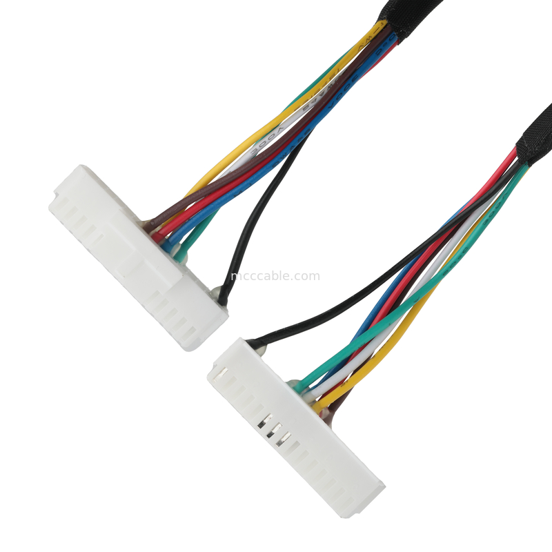 Kabel LVDS LHE PHSD 30P Picth 2,0mm sampai A2545 20P Picth 2,54mm WIRE UL1007 24AWG COLOR SEE PIN-OUT OEM/ODM