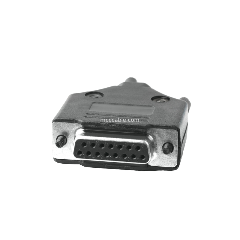 LVDS CABLE adaptor DB-15P FEMALE untuk HSG 43025-0800 8P dan 691352710003 3P Terminal pria hijau Kabel konektor OEM / ODM