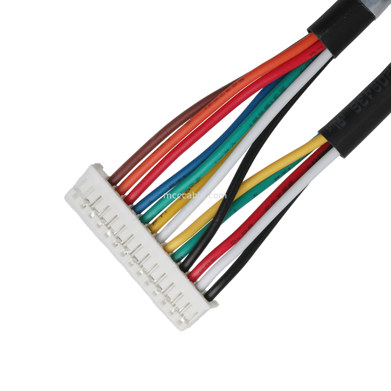 LVDS Kabel Majelis JST PHR-14P Untuk JST PHR-8P Dan JST-PHR-5P Konektor Pitch 2.0mm Kabel OEM / ODM