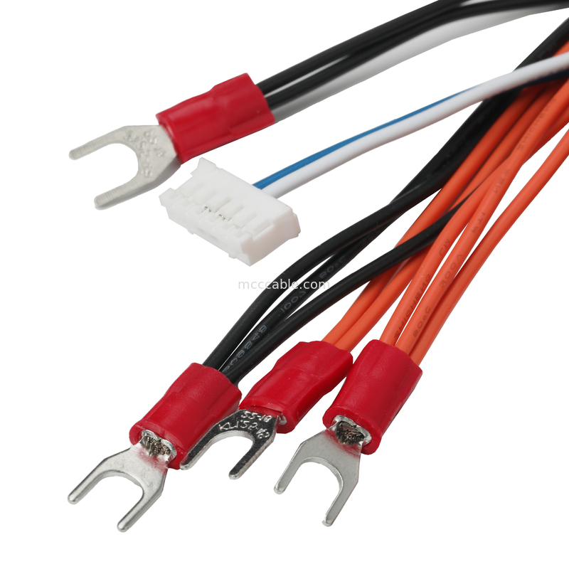 Custom Kabel Majelis JST PHR-14P Untuk SVM1.25-4 Dan JST PH-6P Konektor Pitch 2.0mm Kabel OEM / ODM