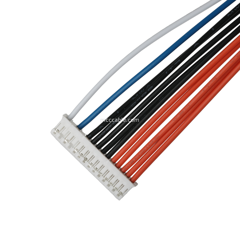 Custom Kabel Majelis JST PHR-14P Untuk SVM1.25-4 Dan JST PH-6P Konektor Pitch 2.0mm Kabel OEM / ODM
