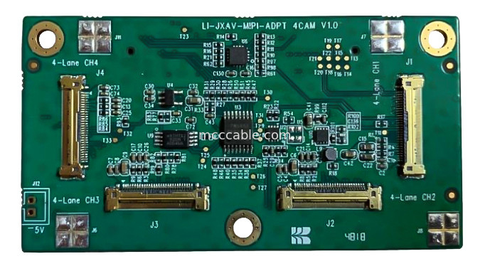 Kamera Industri Papan Drone LI-IMX290-MIPI 20525-030E-02 Micro Coaxial Connector Assembly 20Gbps/ Lane