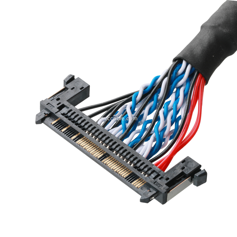 JAE FI-RE51HL-51Pin Untuk  DF13-40DS Kabel Kawat UL1061 30AWG Panjang Sesuai OEM / ODM