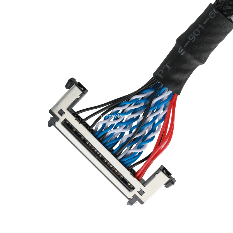 JAE FI-RE51HL-51Pin Untuk  DF13-40DS Kabel Kawat UL1061 30AWG Panjang Sesuai OEM / ODM