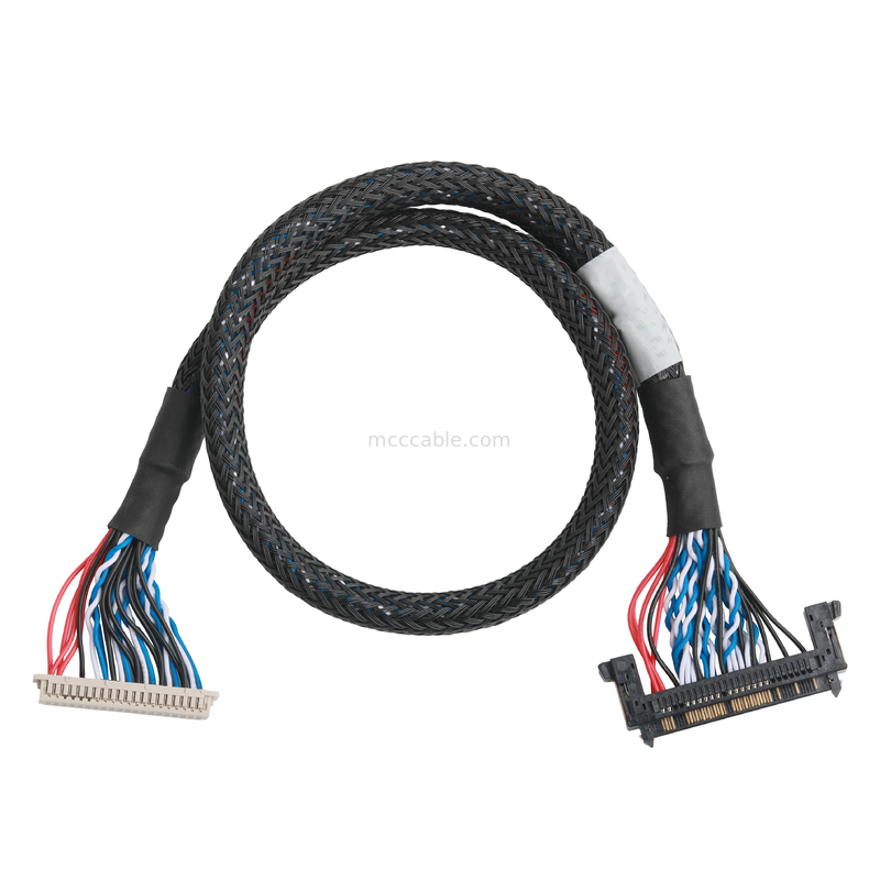 JAE FI-RE51HL-51Pin Untuk  DF13-40DS Kabel Kawat UL1061 30AWG Panjang Sesuai OEM / ODM