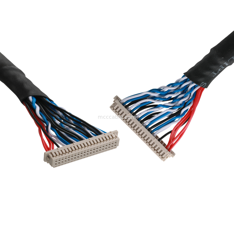 JAE FI-RE51HL-51Pin Untuk  DF13-40DS Kabel Kawat UL1061 30AWG Panjang Sesuai OEM / ODM
