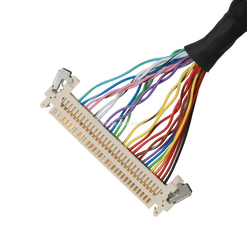 Kabel motherboard LCD JAE FI-X30HL 30P Untuk DF14-30P Dan JST ERH-7P Kabel Gabungan Konektor OEM / ODM