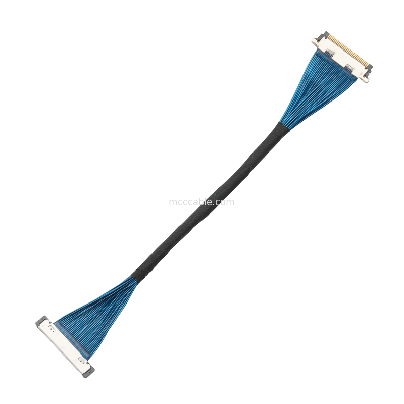 Kabel Koaksial Mikro 20380 -R30T-06 hingga 20345-30T-32R 0.4mm Pitch Koaksial Kabel Konektor ROHS