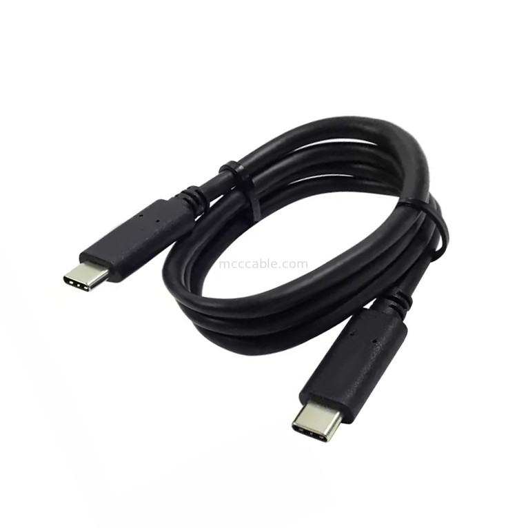 USB ke USB 4 kabel USB 4 gen3x2 40Gbps ke tipe-c USB 4.0 petir LOGO disesuaikan OEM / ODM
