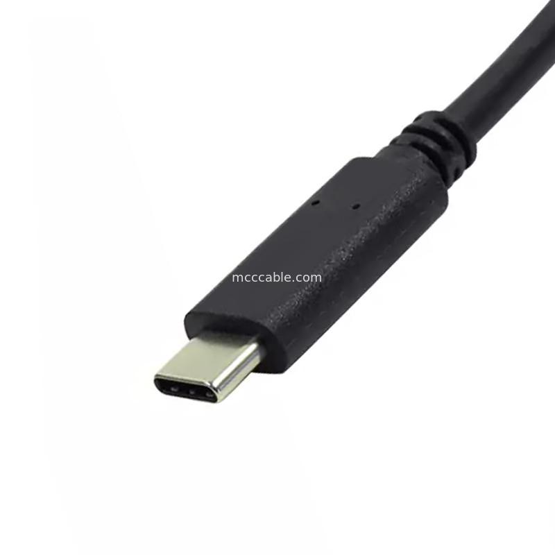 USB ke USB 4 kabel USB 4 gen3x2 40Gbps ke tipe-c USB 4.0 petir LOGO disesuaikan OEM / ODM
