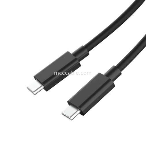 USB ke USB 4 kabel USB 4 gen3x2 40Gbps ke tipe-c USB 4.0 petir LOGO disesuaikan OEM / ODM