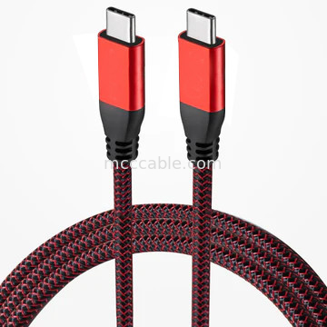 USB 4 ke Thunderbolt ke USB 4 Kabel ekstensi Thunderbolt USB C Dukungan PD 100/240W 20V5A 40Gbps Transfer