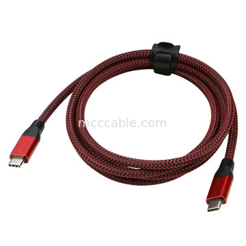 USB 4 ke Thunderbolt ke USB 4 Kabel ekstensi Thunderbolt USB C Dukungan PD 100/240W 20V5A 40Gbps Transfer
