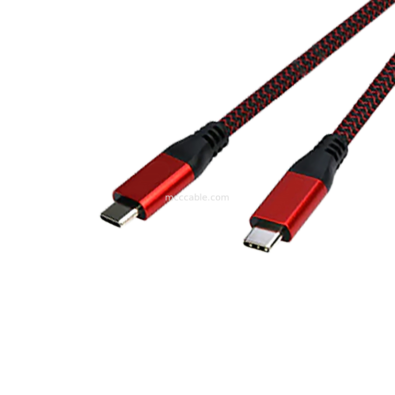 USB 4 ke Thunderbolt ke USB 4 Kabel ekstensi Thunderbolt USB C Dukungan PD 100/240W 20V5A 40Gbps Transfer