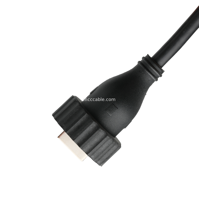 USB2.0 Tipe A Pria Tipe M Waterproof Interface TO USB2.0 Kabel Kabel Koneksi Data Fisik Industri untuk Kendaraan