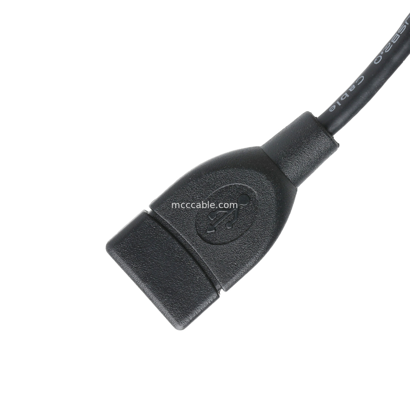Set Kabel USB Untuk IC7 USB-A 2.0 wadah untuk Molex 51021-0400 RM 1.25mm 4Pin Eksternal Expansion Adapter