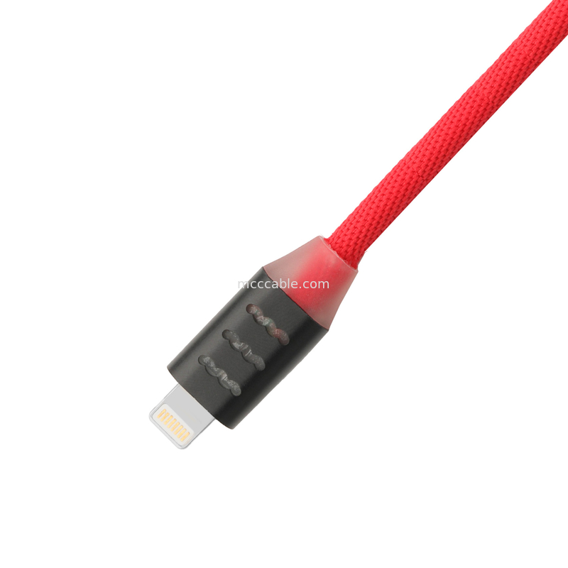 USB C ke Kabel Petir Untuk Pengisian Cepat Samsung Dan Apple Phones OEM/ODM